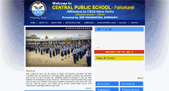 Desktop Screenshot of cpspatharkandi.org